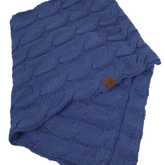 C.C 3pc Knit Warm Pom Beanie Gloves Scarves Set